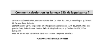 Puissance à 75%